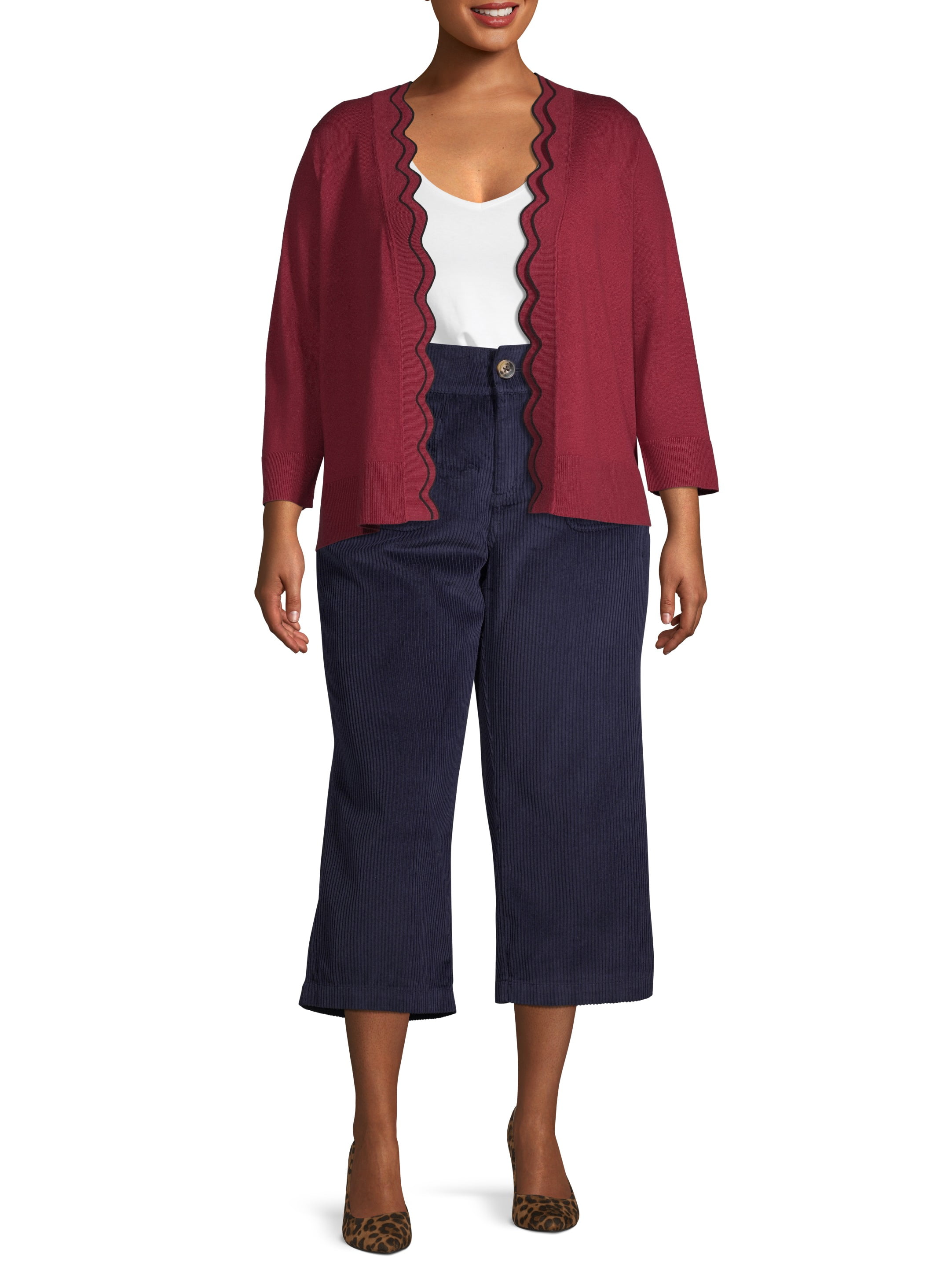 corduroy cropped pants