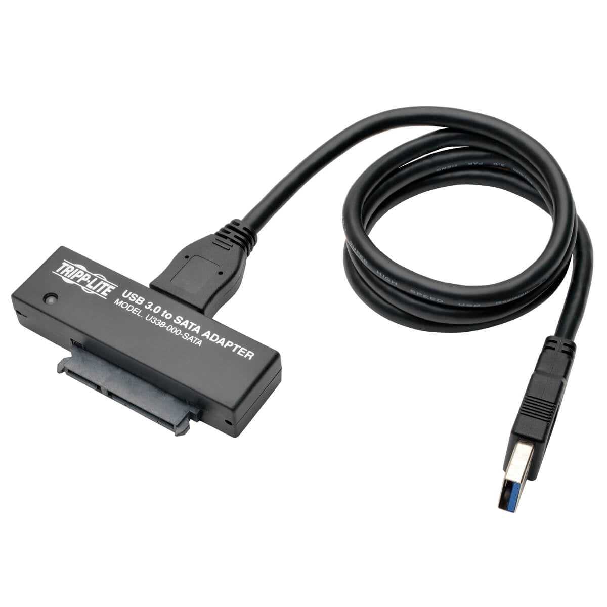 Tripp Lite Usb 3.0 To Sata Iii Adapter 2.5in / 3.5in Hard Drives Controllr - 2.5", 3.5" - Sata 6gb/s - Usb 3.0 - Black - Walmart.com