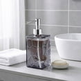 thumbnail image 1 of Glass Soap Dispenser Refillable Pump Bottle Leak Proof Smooth Dispensing Decorative Bathroom Accessory Countertop Organizer for Bathroom Kitchen Sink Home Use, 1 of 7