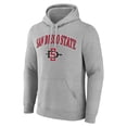 thumbnail image 2 of Men's Gray San Diego State Aztecs Campus Pullover Hoodie, 2 of 3