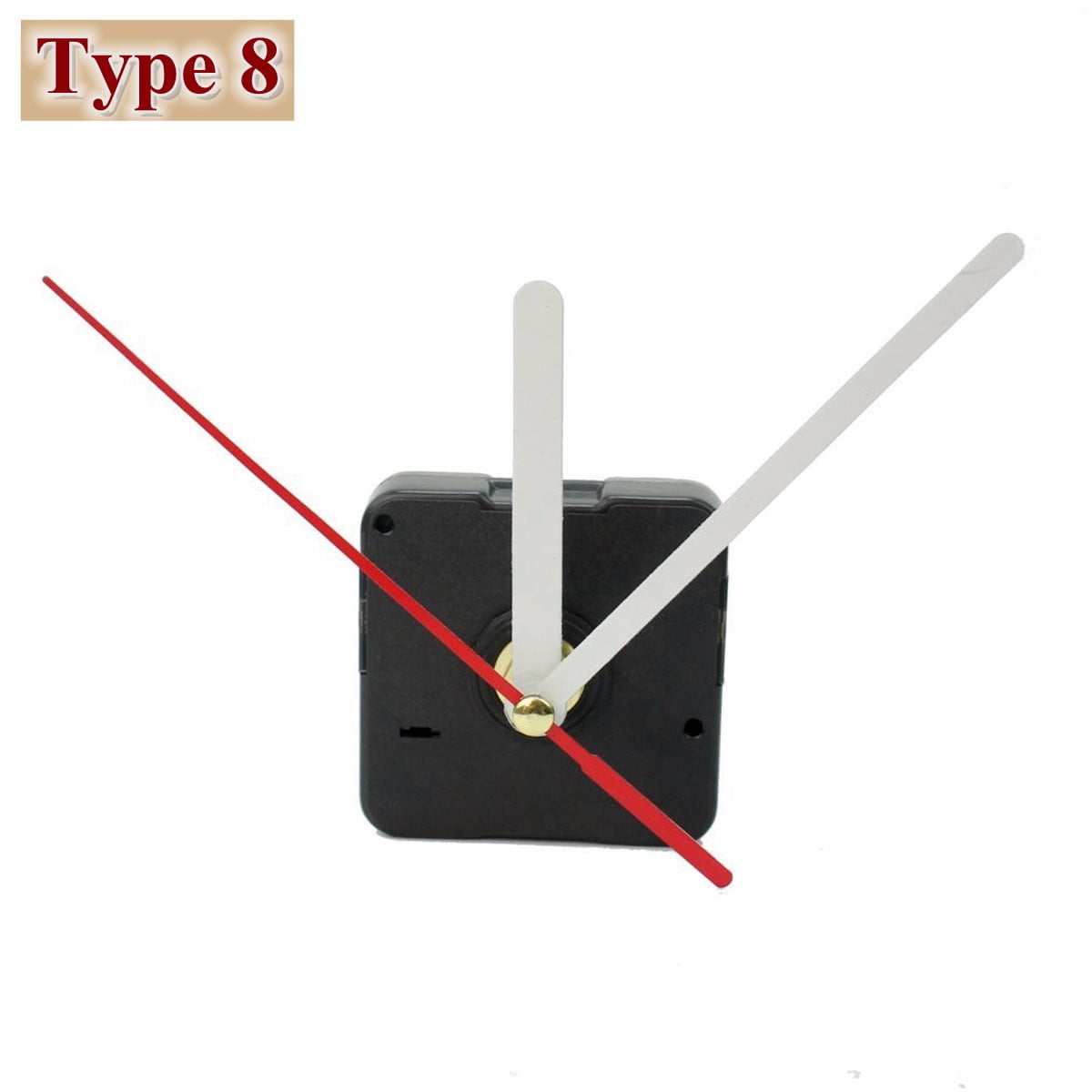 White Spindle Hands Quartz Clock Movement Mechanism DIY Repair Tool Craft BR 