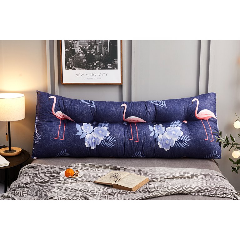 Triangular Bedside Cushion Backrest Long Sleeping Lumbar Pillows Sofa Bed  Decor