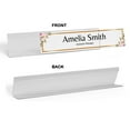 thumbnail image 2 of Printtoo Personalized Desk Name Plate Pretty Floral Custom Acrylic Office Desk Name Plate Accessory 2x10 Inches, 2 of 5