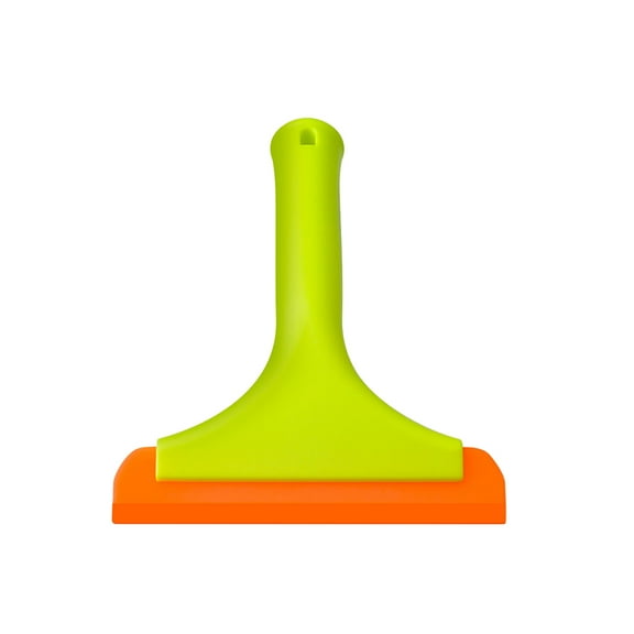 HUONA Car Film Scraper Tool Glass Washer Wiper Soft Silicone Spatula Non-Slip Handle for Windows Tiles Vinyl Wrap Bathrooms Green