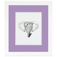 thumbnail image 2 of ArtToFrames 20x20" Matted Picture Frame with 16x16" Single Mat Photo Opening Framed in 1.25" Satin White Frame and 2" Lavender Mist Mat (FWM-3966-20x20), 2 of 8