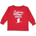 thumbnail image 3 of Inktastic Future Skier Childs Skiing Boys or Girls Long Sleeve Toddler T-Shirt, 3 of 5