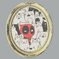 thumbnail image 2 of Mens Marvel Deadpool Cats Animated Frame Sweatshirt, 2 of 4