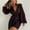 Black, variant on Jumpsuits for Women Plus Size Sequin Casual Formal Romper Long Sleeve Wrap V Neck Wedding Cocktail Party Guest Loose Jumpsuits