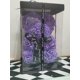 thumbnail image 2 of Oso de rosas artificiales de 23 cm en caja, regalo para San Valentín, bodas, Día de la Madre y aniversarios (morado), 2 of 5