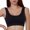 Black, variant on SHENGYUAN Plus Size Sports Bra Yoga Bras for Women Strappy Padded Medium Support Workout Tops Black,XXL