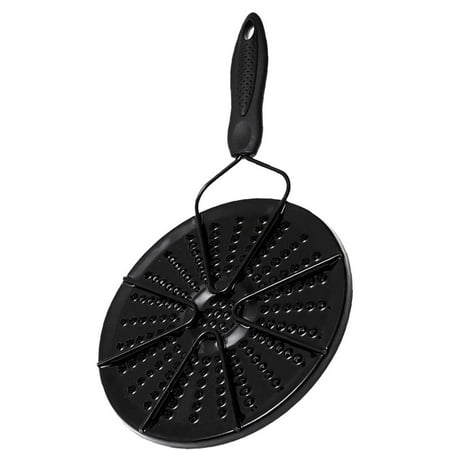 

1PC Enamel Induction Hob Protective Heat Diffuser for Home Kitchen Cooktop Cooking (Black)