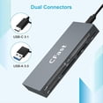 thumbnail image 2 of Lector de Tarjetas CFast 6 en 1 con Lectura Simultánea USB C CFast 2.0. Lector de Tarjetas USB para Tarjetas CFast//MS/SD/TF/XD., 2 of 10