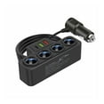 thumbnail image 5 of Plastic Car Cigarette Lighter Adapter with 4 Ports and 3 USB Ports, 12-24V, 120W for Cars, 5 of 8