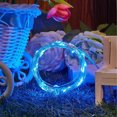 thumbnail image 3 of 100 Copper Wire Lights with Remote, 10M Length Blue LED String Lights, 3 of 6