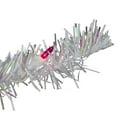 thumbnail image 5 of Northlight 4' Pre-lit White Iridescent Pine Artificial Christmas Tree - Pink Lights, 5 of 6
