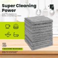 thumbnail image 6 of 12 Pack Cleaning Cloth,Ultra Soft Absorbent Quick Drying Microfiber Cleaning rags,No scratches,Reusable,Washable,Lint Free Cleaning Towels for Kitchen,Window,Glass,car,11.8"×11.8",(Multicolor), 6 of 9