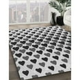 thumbnail image 3 of Ahgly Company Machine Washable Indoor Rectangle Transitional Black Area Rugs, 4' x 6', 3 of 7