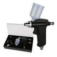 thumbnail image 1 of Portable Feed Pneumatic Airbrush Kit Professional Mini Spray Gun Set For Painting Models Coloring Beauty ,Durable Build, 1 of 5