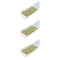thumbnail image 4 of ZheElen 25x Simulation Cluster Green Grass for Train Scenery Decor Accessory Model Landscape Winter Green 6mm 3Set, 4 of 6
