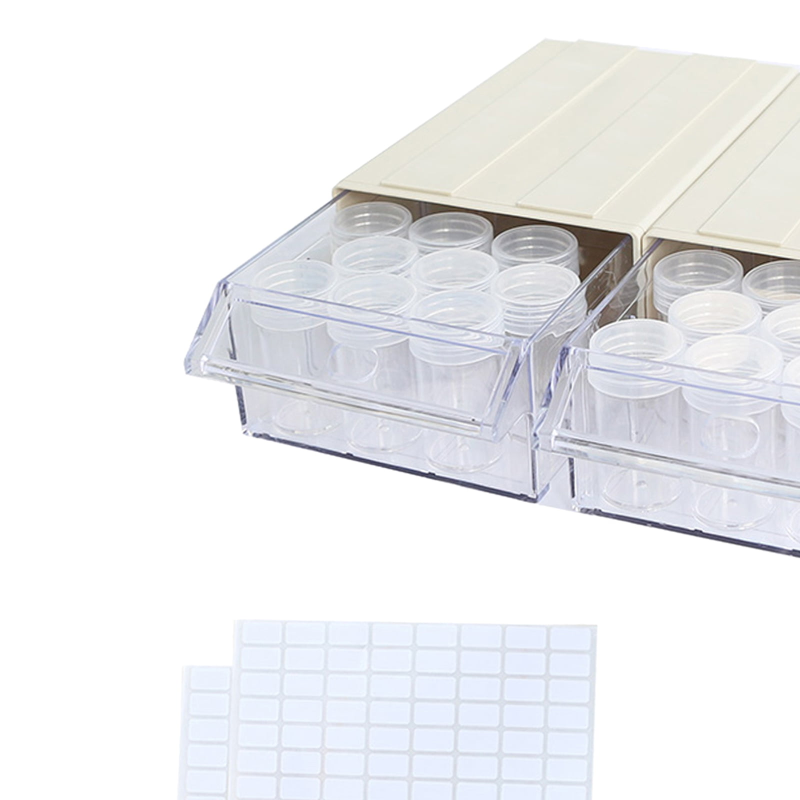 44/88Grid Bottles Diamond Painting Storage Box Kit Art Nail Accessories Case 