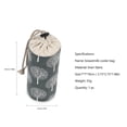 thumbnail image 2 of Portable Breast Milk Insulated Cooler Bag, Linen Insulated Baby Bottle Bag with Aluminum Foil Lining & Drawstring Closure, 240ml Milk Bottle Storage Bag for Mom Travel, 2.75in x 7.48in, 2 of 6