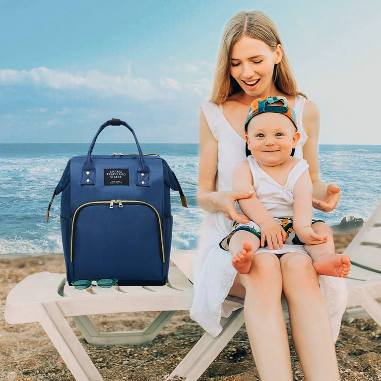 Nappy Bag Waterproof Changing Backpack Mom Backpack Ticent