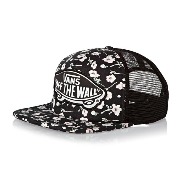 Off The Wall Women's Girl Trucker Hat Cap - Graphite Floral - Walmart.com