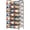 Brown, variant on Sunexinlo Holds up to 84 Cans 7 - Tiers Pantry Can Storage Dispenser Can Organizer, Black