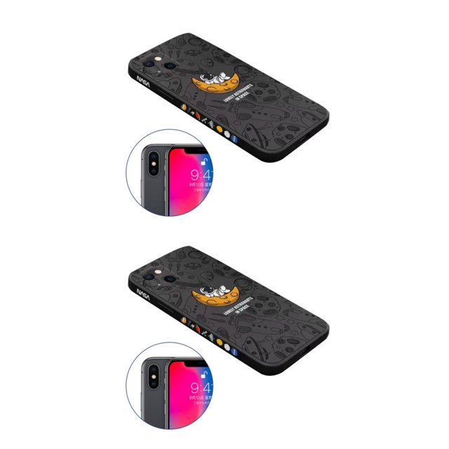 mmirethe 1/2/3/5 Mobile Phone Protective Case Drop Protective Heigh Lens Protection for X XS XR XS Max TYPE7