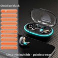 thumbnail image 5 of Sleep Dedicated X55 Bluetooth Earphones Digital Display Mini Noise Reduction, 5 of 5