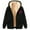 Black, variant on Oalirro Fleece Coat for Women Zip Up Hooded Jacket Winter Warm Overcoat Sherpa Outwear with Pockets