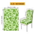 thumbnail image 6 of TSOVTHRID Shamrock Music Note Print Tablecloth Stretch Dining Chair Slipcovers Anti-Dust Chair Covers Washable Rectangle Table Cloth Soft Furniture Protector Cover for St. Patrick's Day Decor, 7 Pcs, 6 of 6