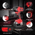 thumbnail image 7 of 1/2 inch Cordless Impact Wrench for Milwaukee 18V Battery with LED Light, 600FT-LBS (810N.m) Brushless Electric Impact Gun, 7 of 7