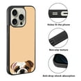 thumbnail image 2 of WIRESTER Shockproof Soft Rubber Cover Case for Apple iPhone 16 Pro 6.3" 2024, Animal English Bulldog On Sunset Background, 2 of 5