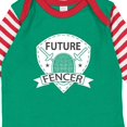 thumbnail image 4 of Inktastic Fencing Future Fencer Sports Boys or Girls Long Sleeve Baby Bodysuit, 4 of 5