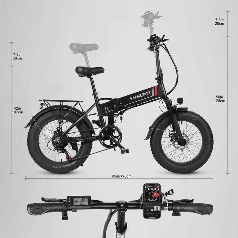 Samebike folding online electric bike