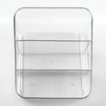 thumbnail image 5 of mDesign Small Plastic Kitchen Food Packet/Pouch Organizer Caddy, 2 Pack - Clear, 5 of 9
