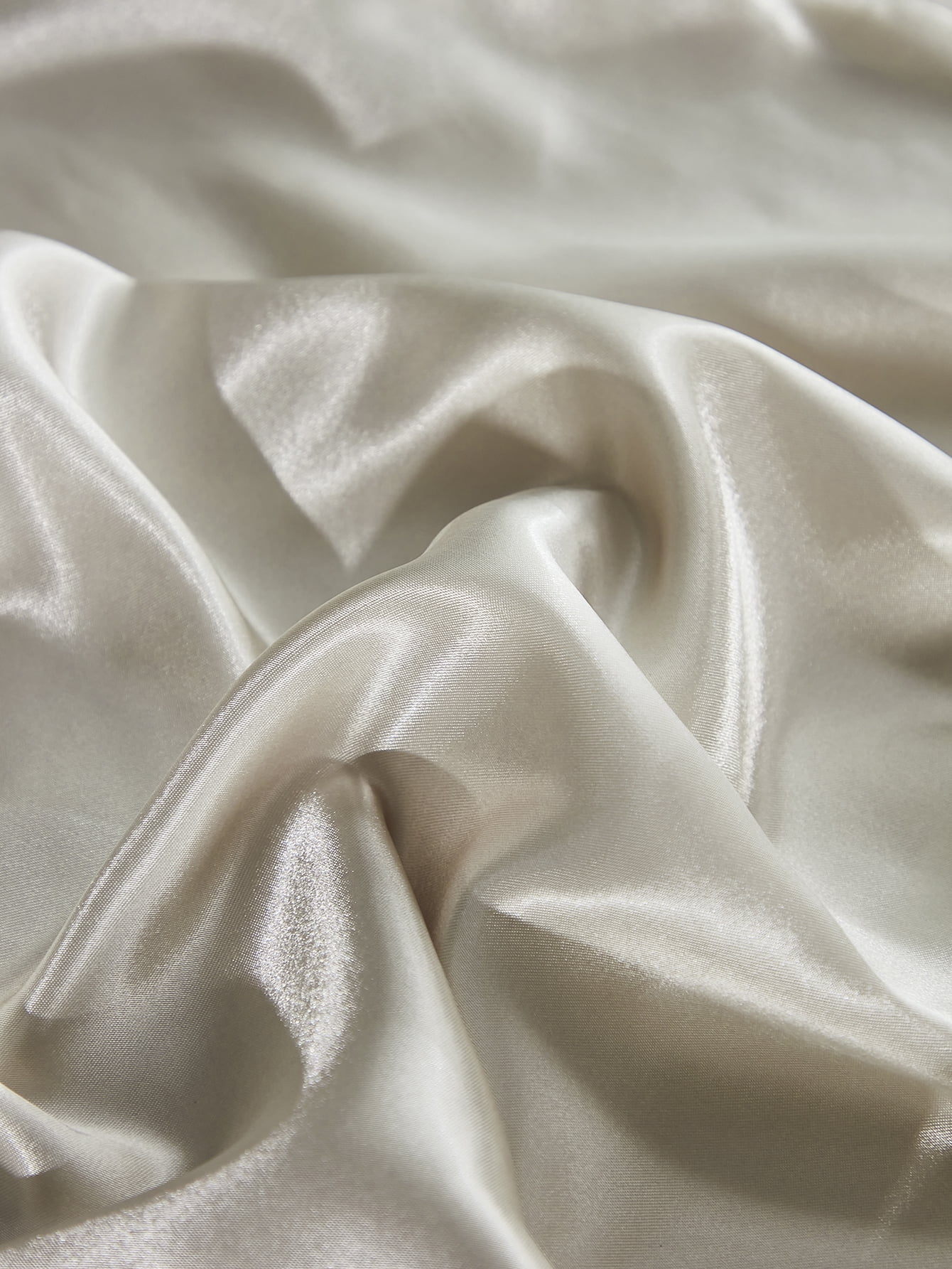 Move Over Taupe Satin Pillowcases King, Silk like Satin Pillow Cover Set of 2, Silky Microfiber Solid Pattern, 2 Pack