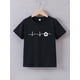 thumbnail image 1 of Casual Comfy Boys' Summer Top - Football Print Short Sleeve Crew Neck T-shirt - Cute tee Gift, 1 of 5