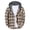 A Khaki, variant on Kids Jackets Boys Dqueduo Men's Flannel Plaid Hooded Long Sleeve Button Front Casual Shirt Jacket, Multiple Styles Khaki XL