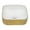 Gold / White, variant on Ruvati 15 x 15 inch Bathroom Vessel Sink