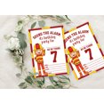 thumbnail image 4 of Darling Souvenir White Birthday Invitation Card 28 Pcs Fill or Write In Blank Invites Printable Party Supplies 5 x 7 Inches, 4 of 5