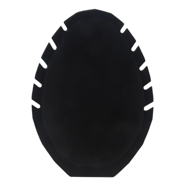 Collar de gran capacidad Soporte de joyería Estante Terciopelo Almacenamiento resistente Colgante Cadena Soporte para aretes Soporte de pulsera Decora 20x28cm