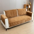 thumbnail image 2 of Couch Cover Sectional Couch Covers Non Slip Sofa Covers Washable for 3 Cushion Couch L Shaped Couch Protector Sofa Slipcovers for Kids Dogs Pets,Chenille,Camel,28''x70''(Only 1 Piece), 2 of 7
