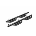 thumbnail image 1 of N-Fab Nerf Bar 315417722 RS Series; With Drop Down Steps; 2 Inch Round Bent; Black Textured Powder Coated; Steel; Without End Caps; Rocker Panel Mount, 1 of 5