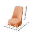 thumbnail image 6 of sruoe Dining Chair Covers, Chair Slipcovers Seat Protector, Removable Washable Seat Cover, Elastic Stretch Soft Dining Chair Slipcover for Living Room, Kitchen, 6 of 6