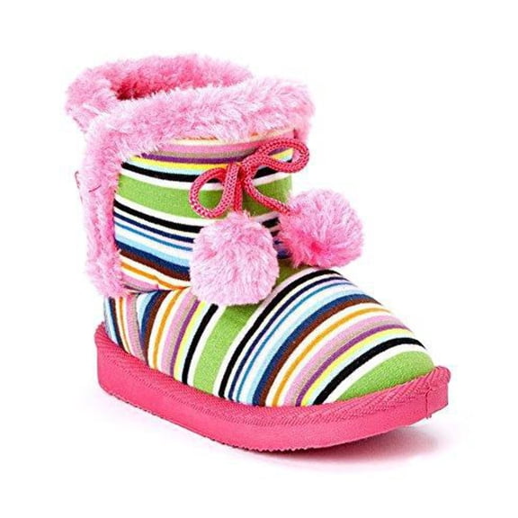 MADNESS Jr. Girls Warm Winter Faux-Fur-Lined Kids Boots
