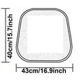 thumbnail image 6 of 1/4 Pack Chair Cushions for Dining Chairs with Ties, U-Shape Comfortable Kitchen Chair Pads, Anti-Slip Seat Cushions, 6 of 7