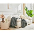 thumbnail image 2 of Manta de Punto para Sofá y Cama, Manta de Punto Suave y Acogedora con Borlas, 110 * 150cm Manta Ligera para Silla, Cama, Sofá, Viaje, Picnic, Adecuada para Todas Las Estaciones, 2 of 7