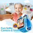 thumbnail image 4 of Reloj inteligente Contixo KW01 para niños con cámara, juegos, música, azul, 4 of 9